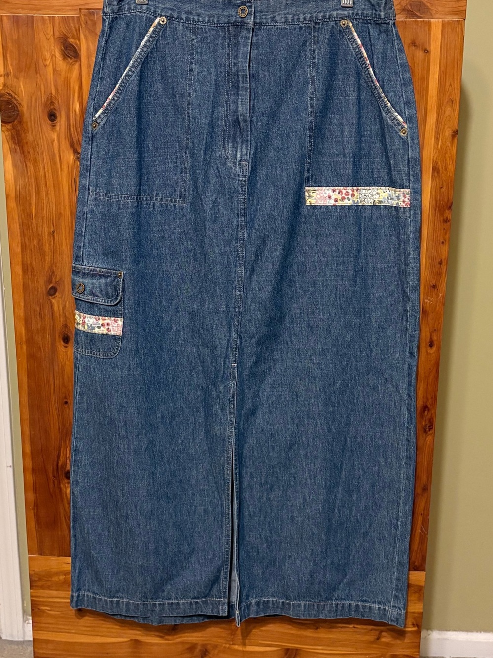 Blast Blues Denim Maxi Skirt - Picture 11 of 11